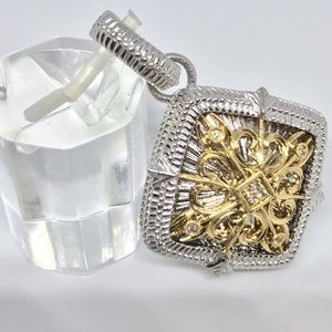 Gabriel & Co 18k/925 Pendant/ EnhancerW/Diamonds